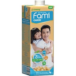 Thùng 10 Hộp Sữa đậu nành Fami Canxi (1000ml/Hộp)