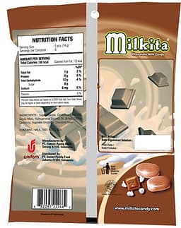 Kẹo viên Milkita hỗn hợp vị Chocolate (Bịch 30 viên)