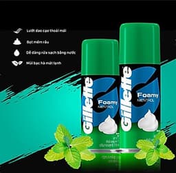 Bọt Cạo Râu Gillette Hương Chanh (175g)