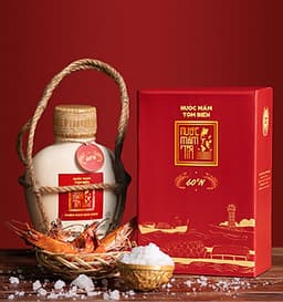 Combo 2 bình gốm nước mắm Tôm Biển 60N