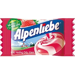 Kẹo Alpenliebe Hương Hỗn Hợp Dâu Kem & Caramen (Gói 1Kg)