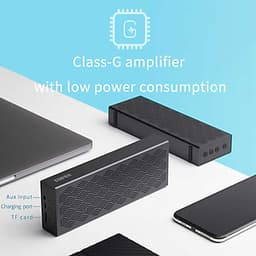 Loa Bluetooth 5.0 EDIFIER MP120 Hỗ Trợ Thẻ TF AUX Đầu Vào Công Nghệ CNC Đôi Loa Toàn Dải Công Suất Tổng 8W Dải Âm Trầm Mạnh Mẽ Pin 2.200 mAh Lên Đến 19H Phát Lại