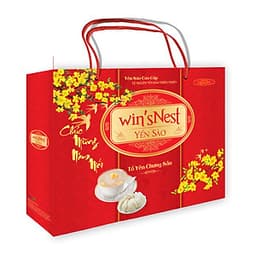 Yến Sào cao cấp win'snest Tổ Yến Chưng Sẵn Bổ Sung Canxi 20% (6 Lọ/Hộp) thích hợp cho người lớn bổ sung canxi và khoáng chất ngừa loãng xương, chống lão hóa.