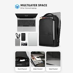 Ba Lô Túi Đeo Chống Trộm Chống Nước 2 Trong 1 Mark Ryden 20 - 35L MR9533_00 - Đen