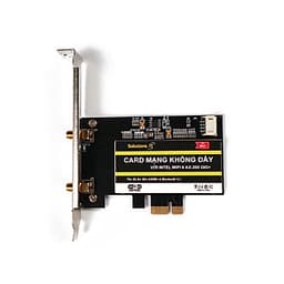 Card WIFI PC WIFI-6 AX200 GIG+ tích hợp Bluetooth 5.1 tốc độ 2400M cho máy bàn dùng chip Intel WIFI-6 AX200