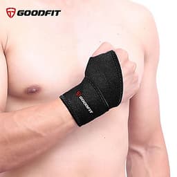 Băng quấn cổ tay xỏ ngón hỗ trợ tập gym, băng cổ tay chơi thể thao GoodFit GF302W