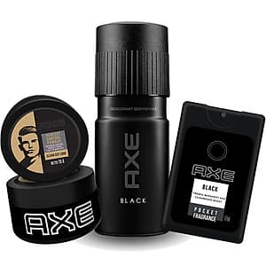 Combo Bộ 3 Khí Chất Axe (1 Xịt Toàn Thân 150ml + 1 Nước Hoa Bỏ Túi 17ml + 1 Tạo Kiểu Tóc Pomade 75g)