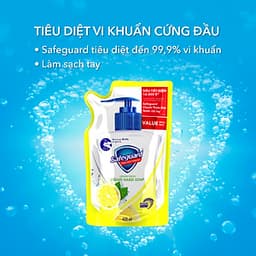 Nước Rửa Tay Safeguard Hương Chanh (450ml)