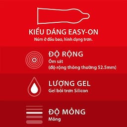 Bao Cao Su Durex Fetherlite 3S – 39182 - Hộp 3 Gói - 100584268