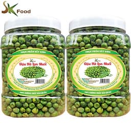 1Kg Đậu Hà Lan Sấy Muối Giòn Ngon Thương Hiệu SK FOOD