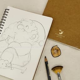 Sổ tay vẽ chì (sketchbook) - Khổ A5