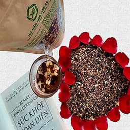 Trà Mầm Ngũ Cốc X5 (500gr): Giảm Cân- Tiêu Mỡ- Ngủ Ngon- Đẹp Da- Ngăn Ngừa Tiểu Đường- Ăn Ngon- Hết Táo Bón- Sáng Mắt- Lợi Sữa- Mát Sữa