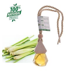 Combo tinh dầu sả chanh Lorganic (50ml) +tinh dầu sả chanh Lorganic treo xe hơi, tủ áo (10ml) LGN0082/ Tinh dầu thiên nhiên nguyên chất/ Hương thơm thiền tịnh/ Thích hợp dùng với đèn xông và máy khuếch tán.