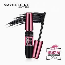 Bộ trang điểm mắt lâu trôi Mascara cong mi Hyper Curl và Bút kẻ mắt 36H không thấm nước Line Tatoo High Impact Maybelline New York