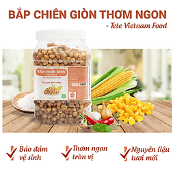 Bắp Chiên Giòn Giòn Phân Phối Bởi TETE Food 500 gram