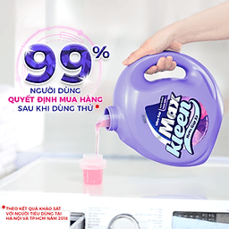 Combo 2 Túi Nước Giặt Xả Maxkleen: 1 Hương Nước Hoa Huyền Diệu (2.4kg) + 1 Hương Hoa Nắng (2.4kg)