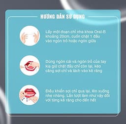 Combo 2 Chỉ Nha Khoa Oral-B Essential Mint (Hộp 50m)