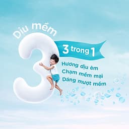 Nước xả vải Downy mềm mại tinh khiết 3.5L tặng 1 Ariel 360ml frontload