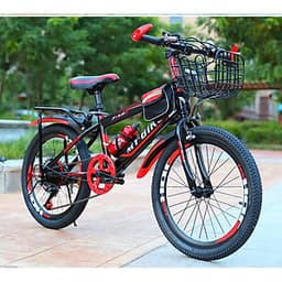 Xe đạp thể thao địa hình bánh 20 inch cho bé 7-11 tuổi Tặng kèm dầu tra xích + chuông la bàn (Giao màu ngẫu nhiên)