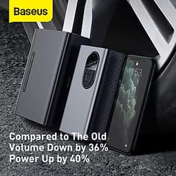 Máy bơm hơi thông minh nhiều chế độ cho bánh xe oto xe máy , công suất 54w, dung tích pin 2400mAh Baseus Energy Source Inflator Pump