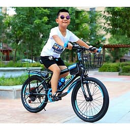 Xe đạp thể thao địa hình bánh 20 inch cho bé 7-11 tuổi Tặng kèm dầu tra xích + chuông la bàn (Giao màu ngẫu nhiên)