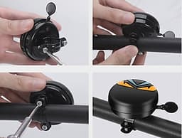 Chuông xe đạp thể thao Wheel Up, âm thanh vang xa nhưng không chói tai, chất liệu thép hợp kim chống gỉ, dễ kết hợp với nhiều loại xe đạp - Hàng chính hãng