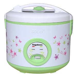 Nồi Cơm Điện Nắp Gài Nagakawa NAG0116 (1.2 Lít) - Hàng Chính Hãng