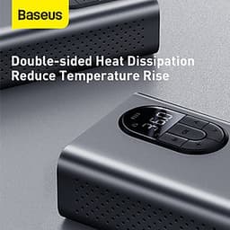 Máy bơm hơi thông minh nhiều chế độ cho bánh xe oto xe máy , công suất 54w, dung tích pin 2400mAh Baseus Energy Source Inflator Pump